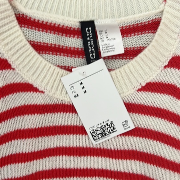 NWT H&M Tie-Detail Knit Sweater Vest Size medium - Picture 4 of 5